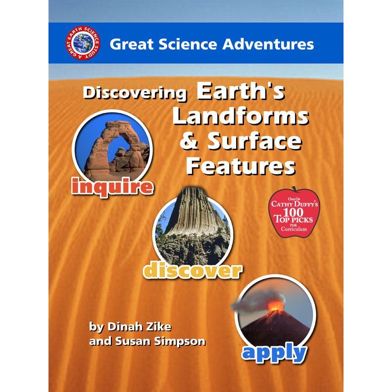 Great Science Adventures: Discovering Earth's Landforms & Surface Features K-8