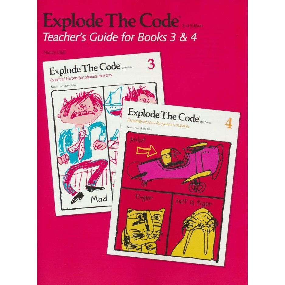 Explode the Code, Teachers Guide for Books 3 and 4