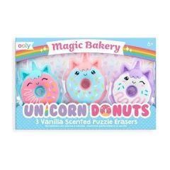 Ooly Magic Bakery Unicorn Donuts Scented Erasers Set of 3