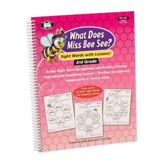 Super Duper: What Does Miss Bee See Sight Words 3rd Grade
