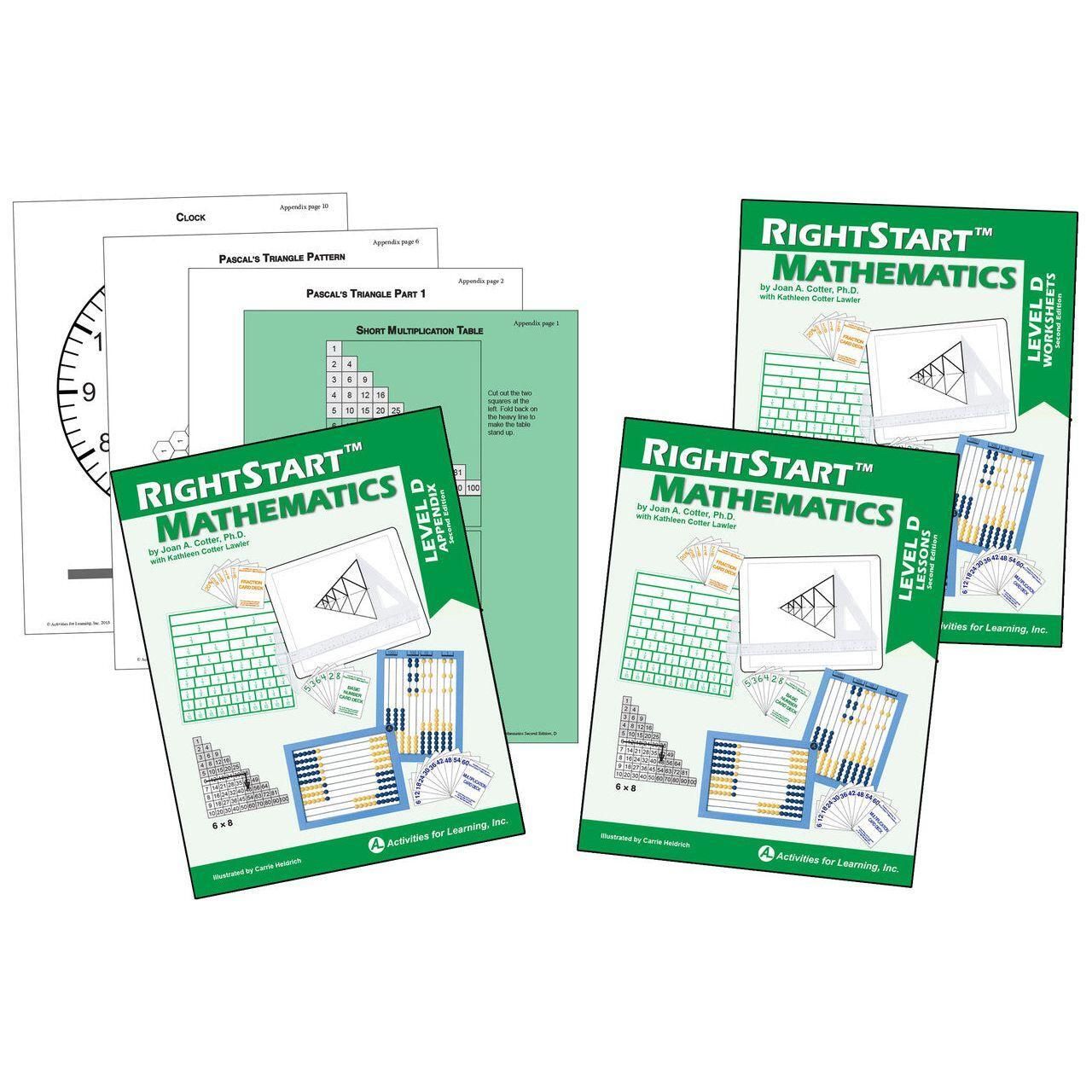 RightStart„¢ Mathematics Level D Second Edition Book Bundle