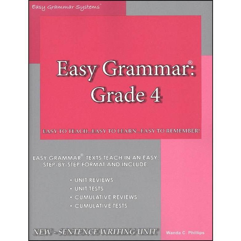 Easy Grammar: Grade 4 Teacher Edition