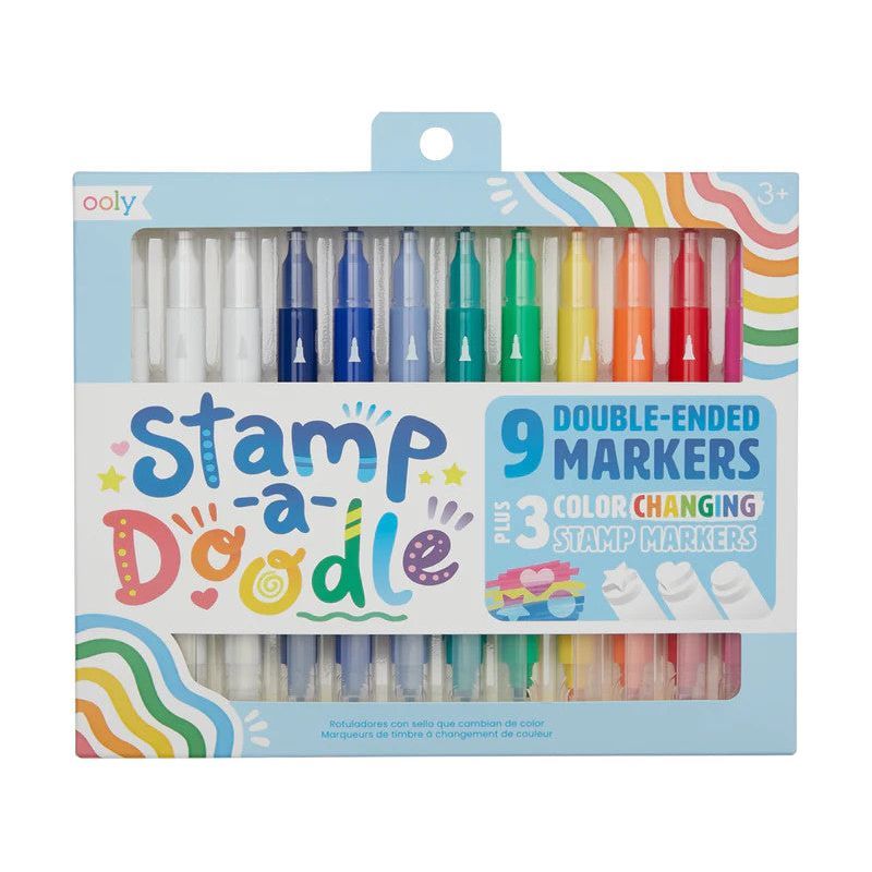OOLY: Stamp-A-Doodle Double Ended Markers