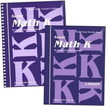 Saxon Math: Kindergarten, Homeschool Complete Kit