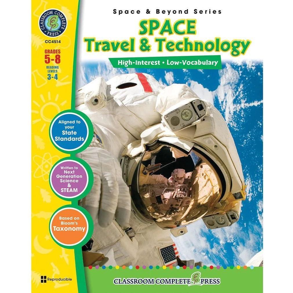 Classroom Complete Press: Space Travel & Technology Workbook