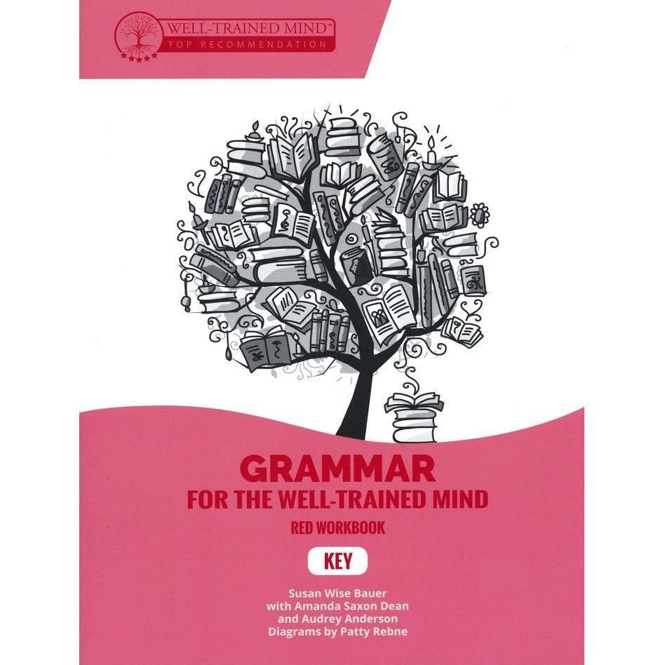 Grammar for The Well-Trained Mind: Red Workbook Key