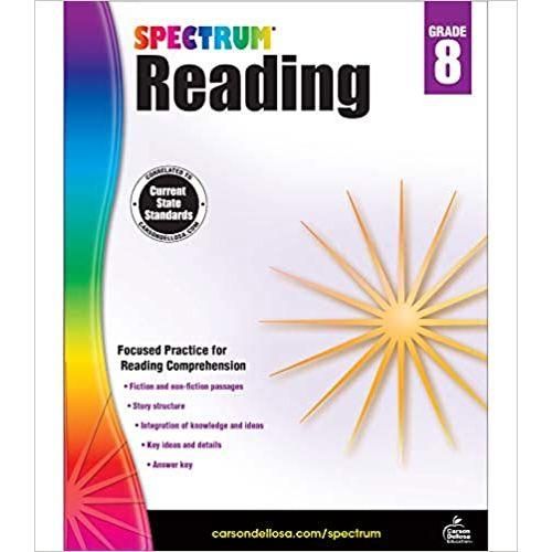 Spectrum: Reading Workbook Grade 8