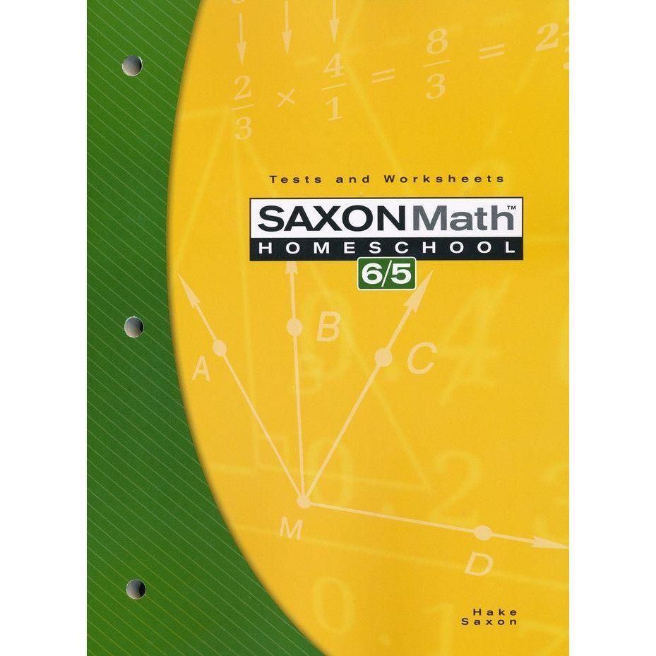 Saxon Math: 6/5 Homeschool Testing Book 3rd Edition