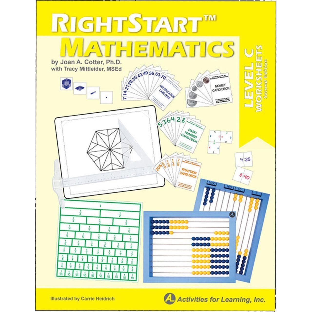 RightStart„¢ Mathematics Level C Worksheets Second Edition