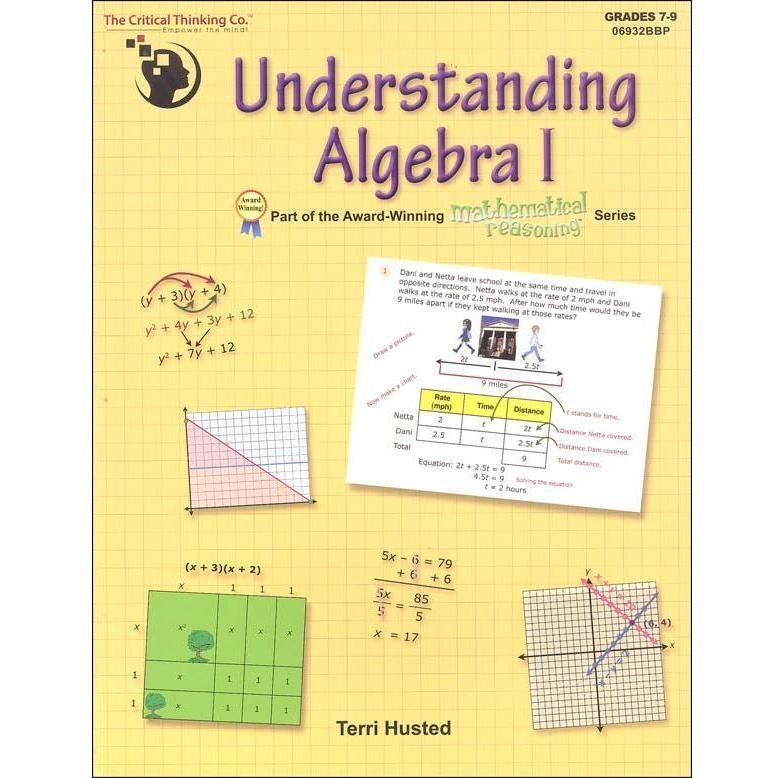 Critical Thinking Company : Understanding Algebra I