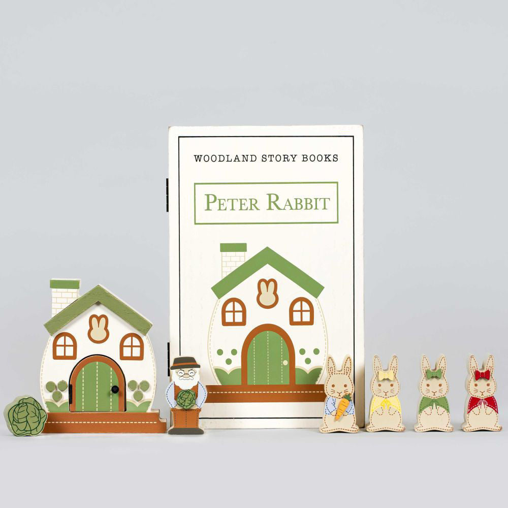 Wood Storybook Set - Peter Rabbit