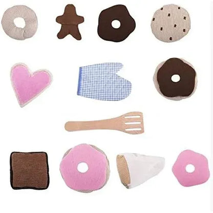 PopOhVer Plush Food Donuts & Pastries Set