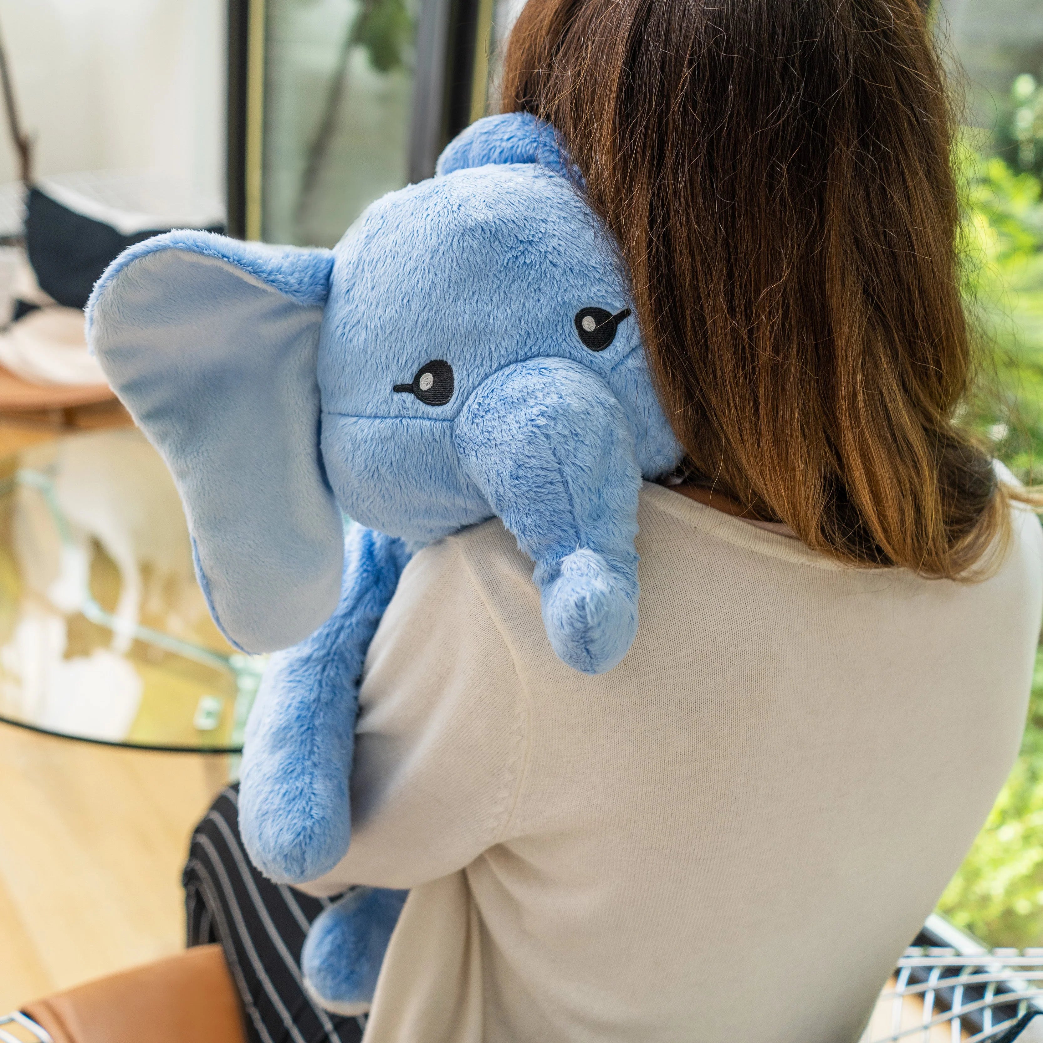 Hugimals Weighted Plush Emory the Elephant