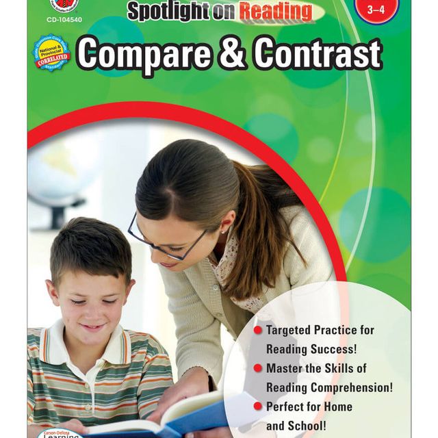 Spotlight on Reading: Compare & Contrast, Workbook (Grades 3–4)