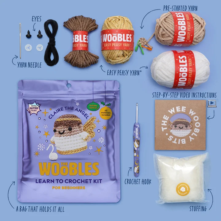 Woobles Claire the Angel Crochet Kit