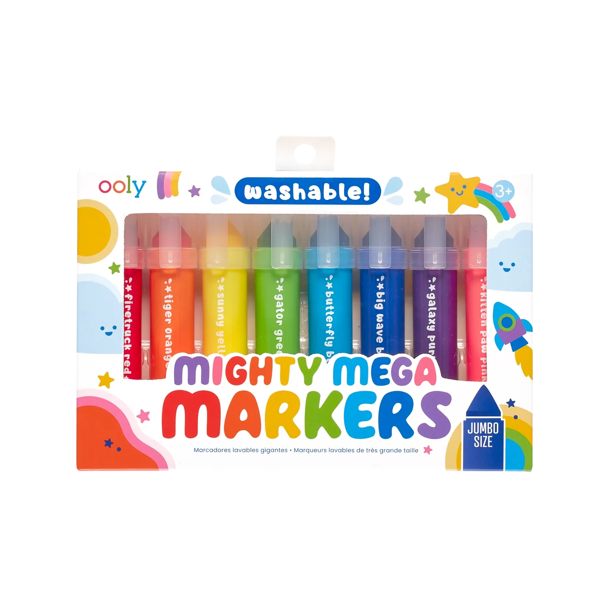Mighty Mega Jumbo Markers Set of 8