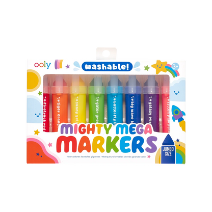 Mighty Mega Jumbo Markers Set of 8