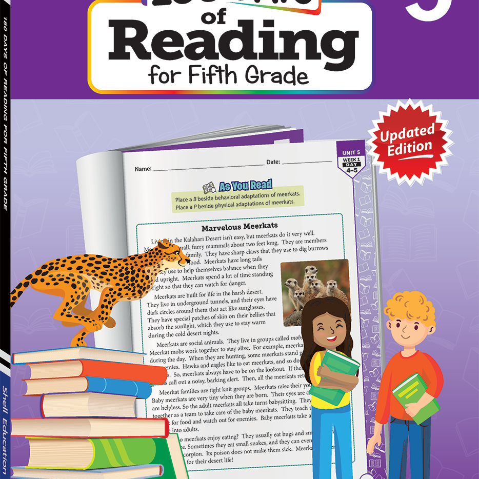 180 Days: Reading for Fifth Grade, 2nd Edition