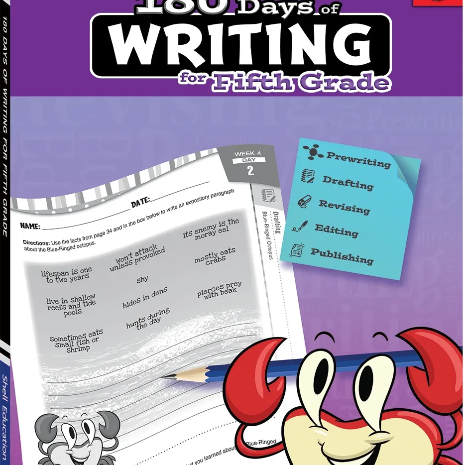 180 Days: Writing for Fifth Grade