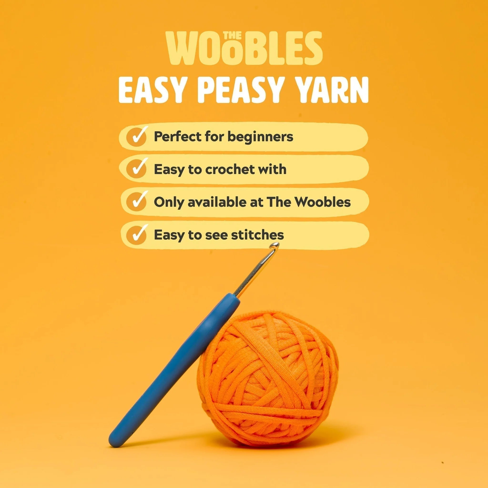 Woobles: Fred The Dino: Sweetie Edition Crochet Kit