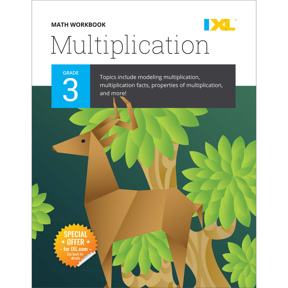 Ixl Math Workbook: Grade 3 Multiplication