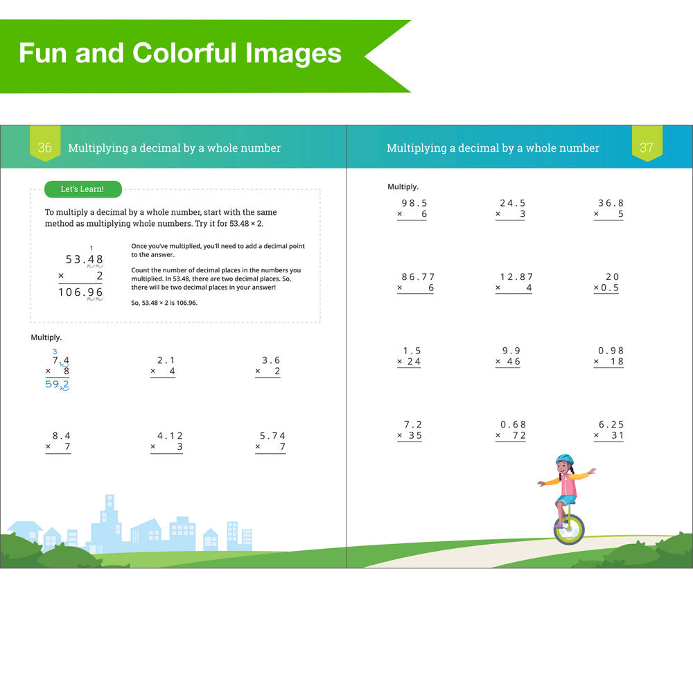 Ixl Math Workbook: Grade 5 Decimals