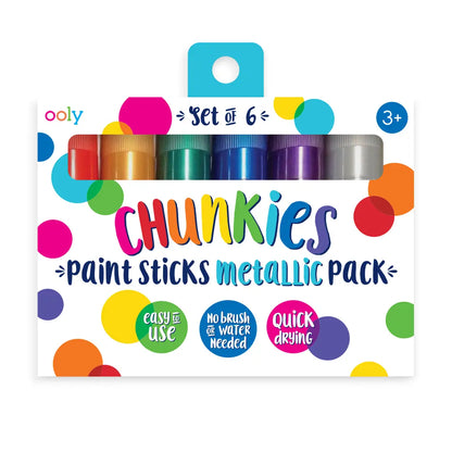 Chunkies Paint Sticks Metallic Pack - Set of 6