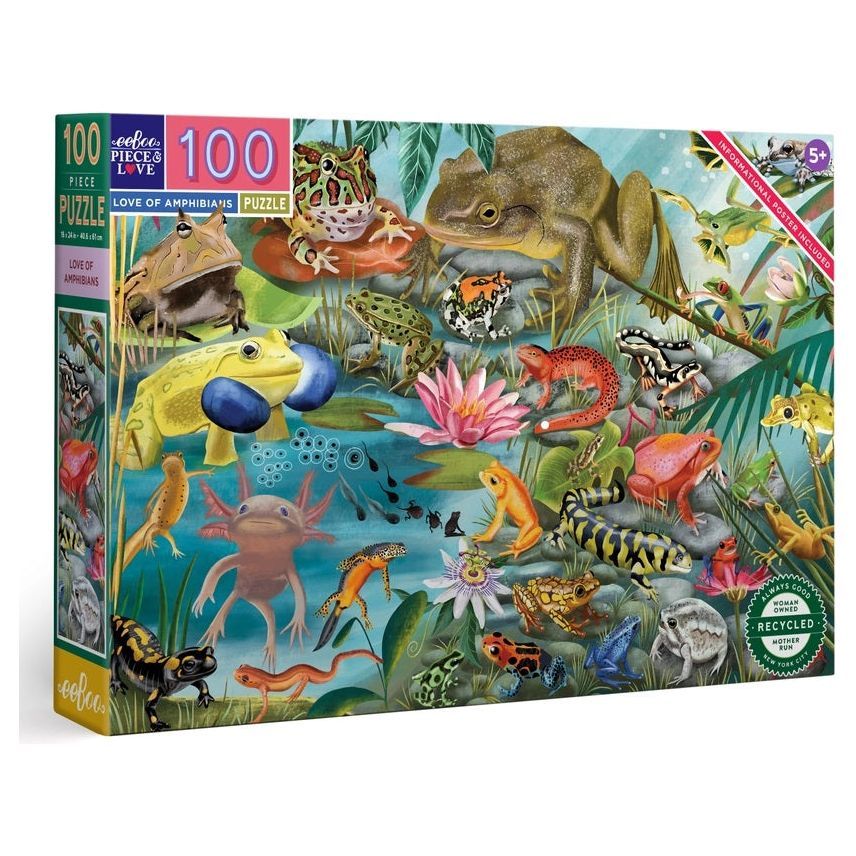 Love of Amphibians 100 Piece Puzzle