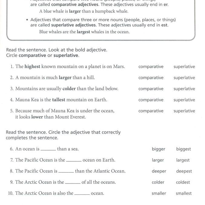 Language Fundamentals, Workbook Grade 4