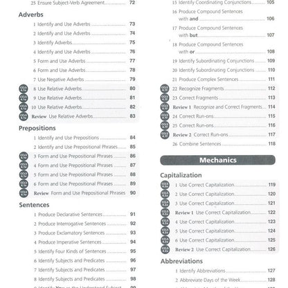 Language Fundamentals, Workbook Grade 4