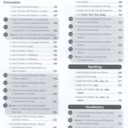 Language Fundamentals, Workbook Grade 4
