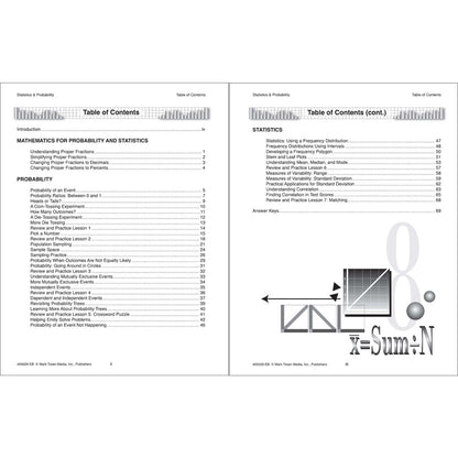 Statistics & Probability Workbook Middle & Upper Grades