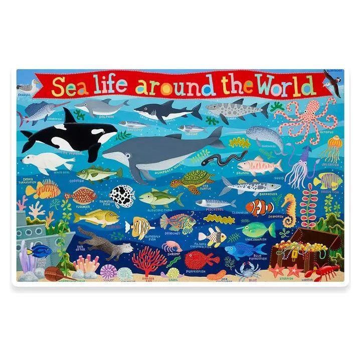 Sea Life Around the World Placemat