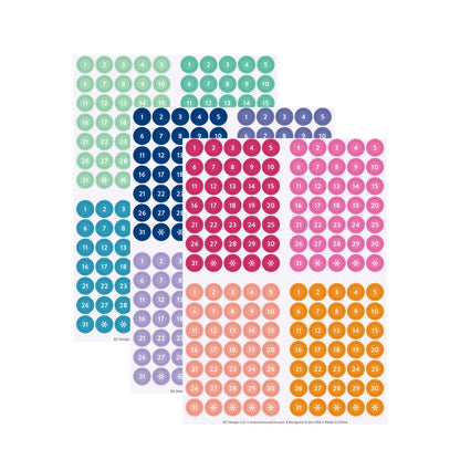 Colorful Date Dots