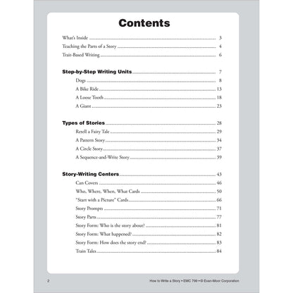 How To Write A Story, Workbook Grade 1-3