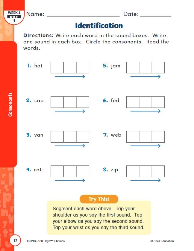 180 Days: Phonics for First Grade