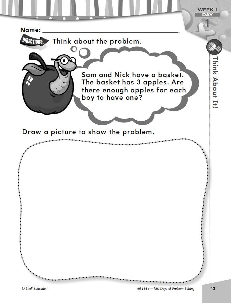 180 Days: Problem Solving for Kindergarten