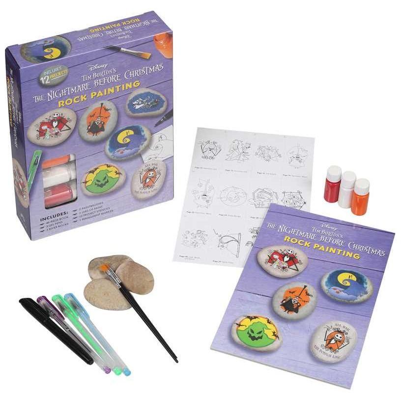 Disney Tim Burton's the Nightmare Before Christmas Rock Painting