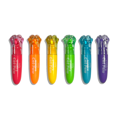 Lucky Cat Paw: Neon Highlighters - Berry Scent (Set of 6)