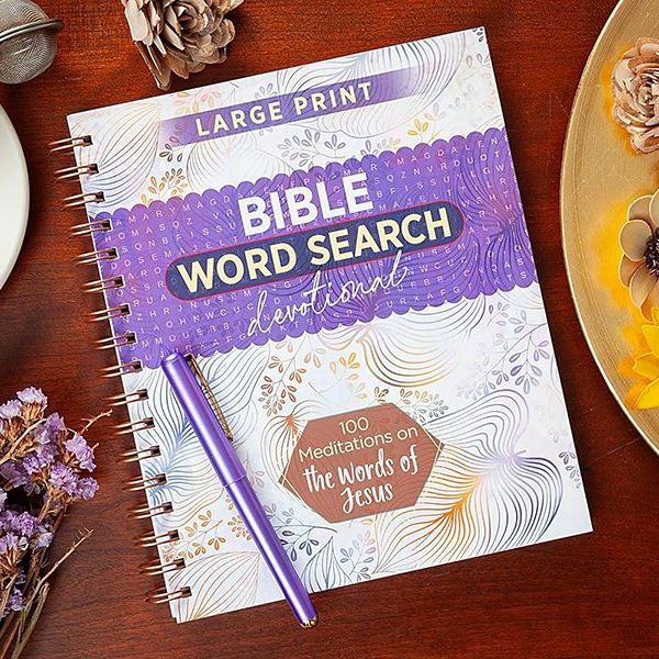 100 Meditations on the Words of Jesus Word Search Devotional