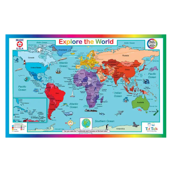 Explore the World Placemat