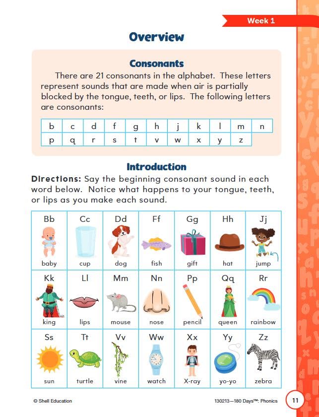 180 Days: Phonics for First Grade