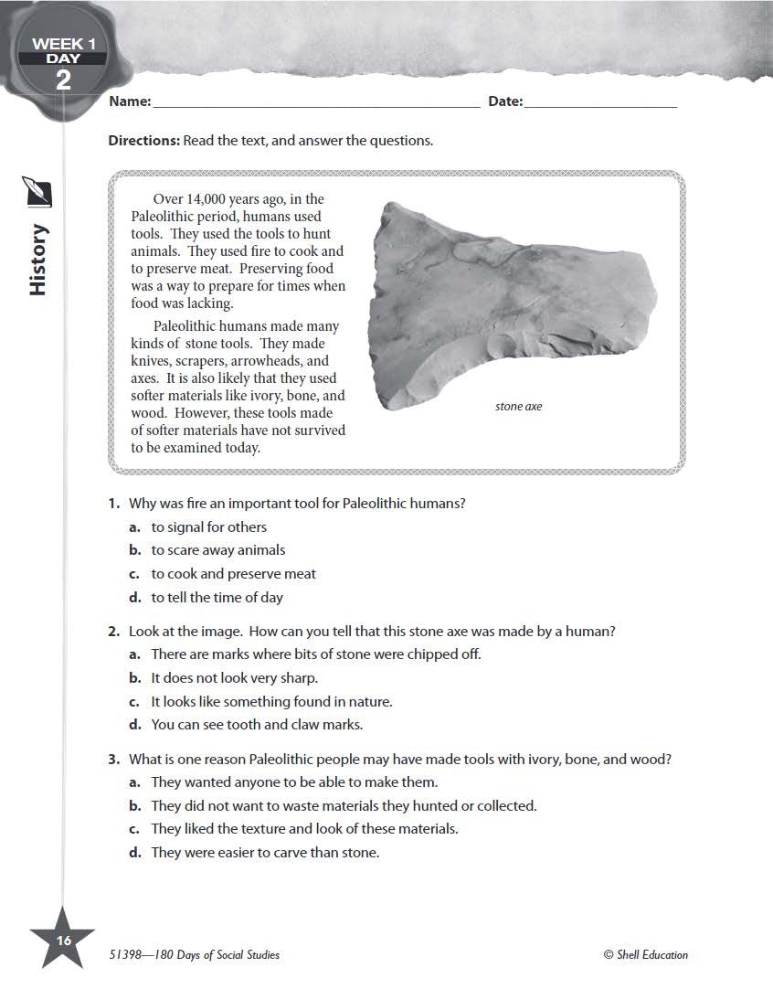180 Days: Social Studies for Sixth Grade
