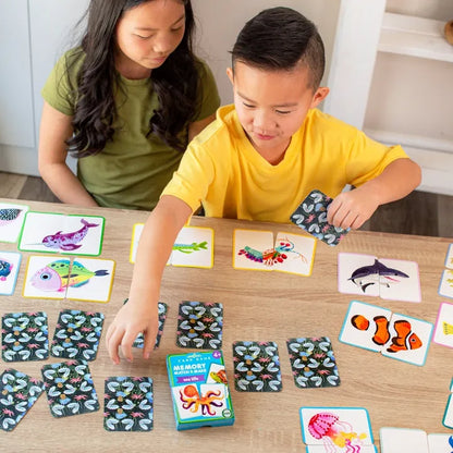 Sea Life Memory Match & Make Card Game