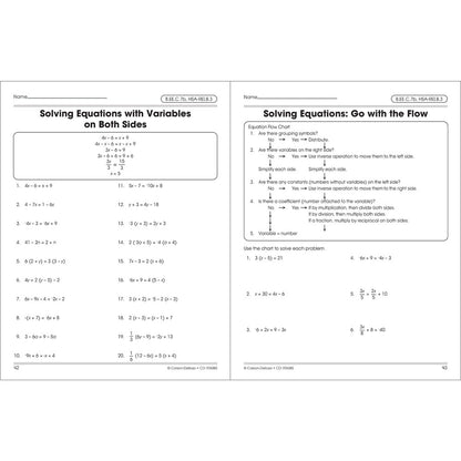 The 100+ Series: Algebra Workbook (Grades 7+
