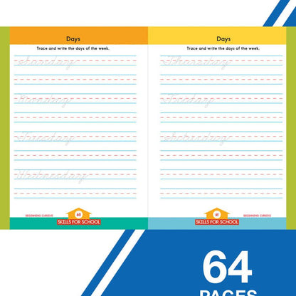 Skills for School: Beginning Cursive, Workbook (Grades 2–3)