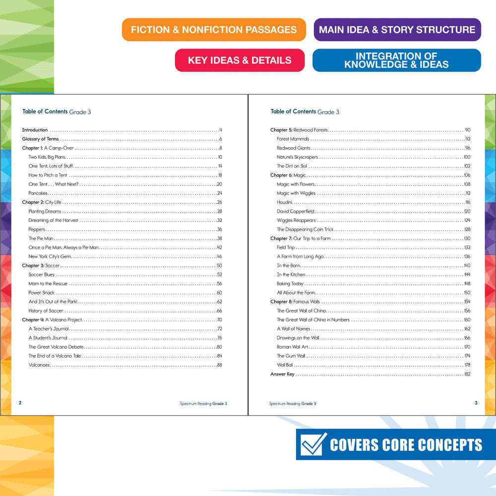 Spectrum Reading Grade 3 Workbook