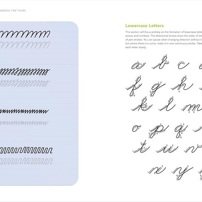 Cursive Handwriting Workbook For Teens