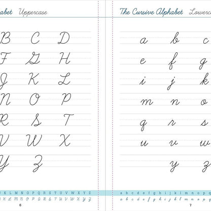 Cursive Handwriting Workbook for Teens and Young Adults