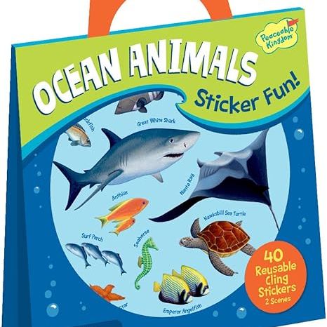 Mindware Sticker Tote: Ocean Animals